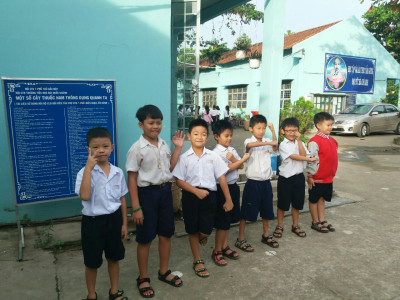 Trường Tiểu học Bùi Quốc Khánh tổ chức sinh hoạt Sao Nhi đồng