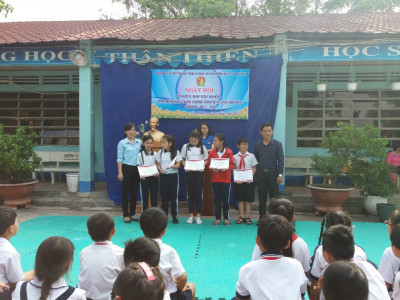 Trường Tiểu học Bùi Quốc Khánh tổ chức ngày hội “Thiếu nhi vui khỏe” năm học 2017 - 2018