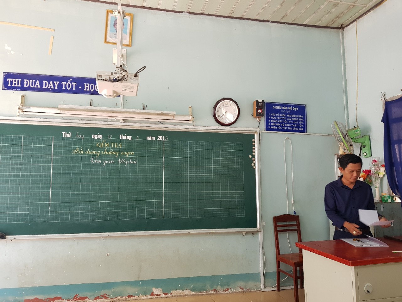 Kế hoạch kiểm tra bồi dưỡng thường xuyên dành cho giáo viên trường Tiểu học Bùi Quốc Khánh năm học 2017 - 2018